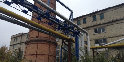 Design and construction of the Biogas, Heat and Electricity networks at biogas Plant